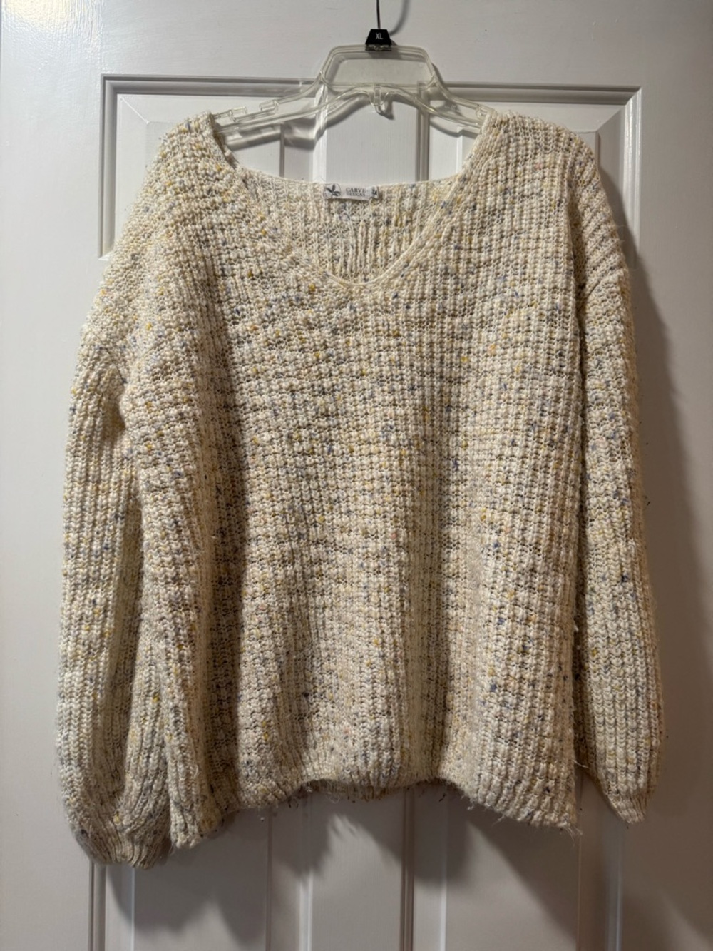 Carve Designs Speckled V-Neck Sweater